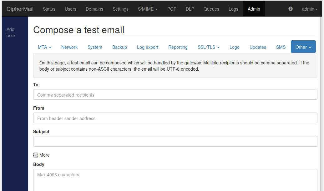 Compose email
