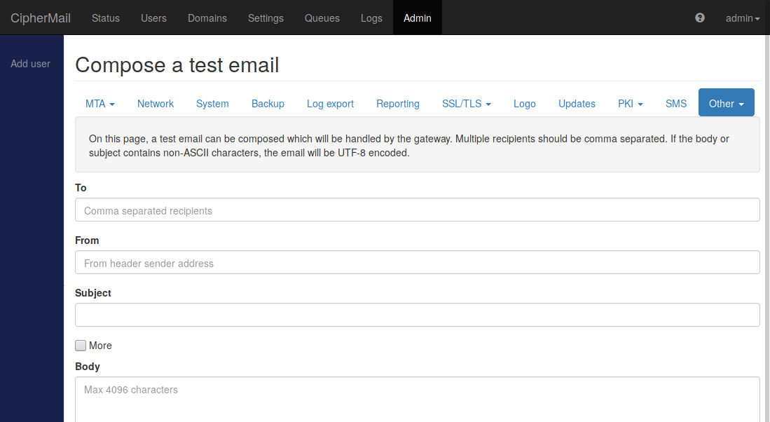Compose email